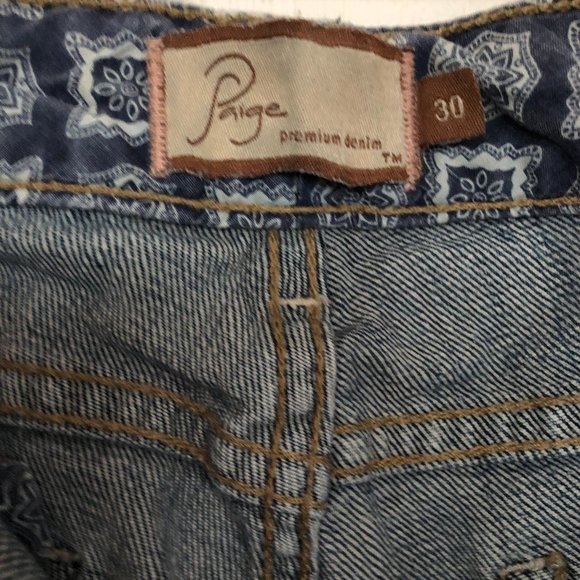 Paige Robertson Wide Leg Jean Sz 30 - Picture 3 of 7